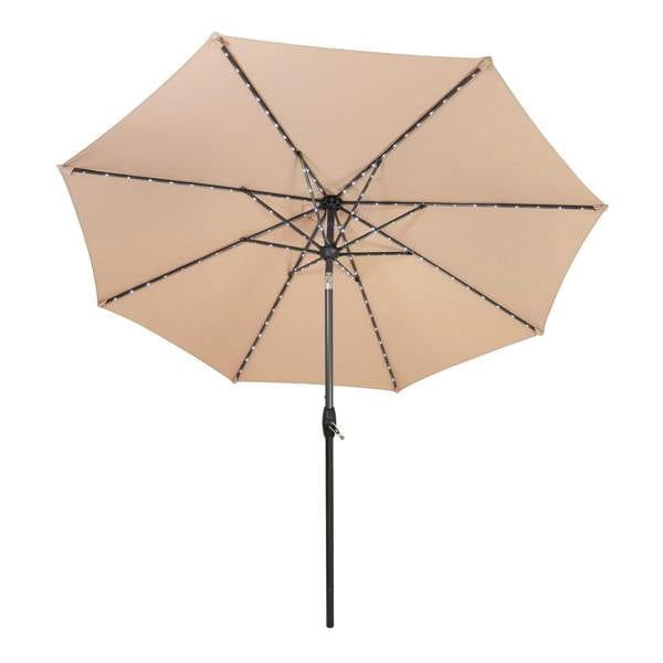 Jardi LED Tilt Parasol 2.7m – Beige
