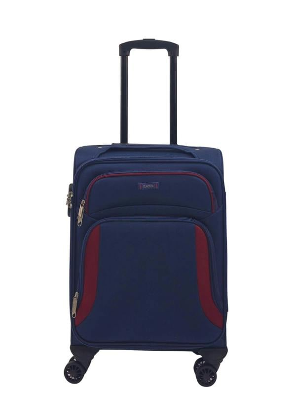 Eagle Luggage Soft Shell Suitcase Luggage Set Travel Light Carry On Cabin Bag