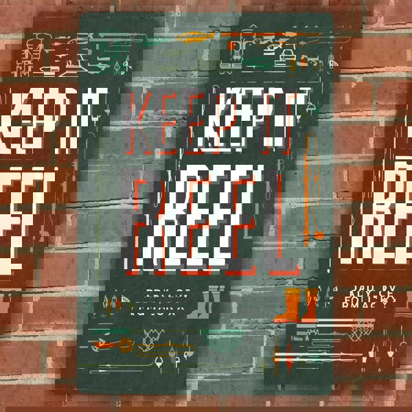 Personalised Memento Company Personalised Keep It Reel Metal Sign