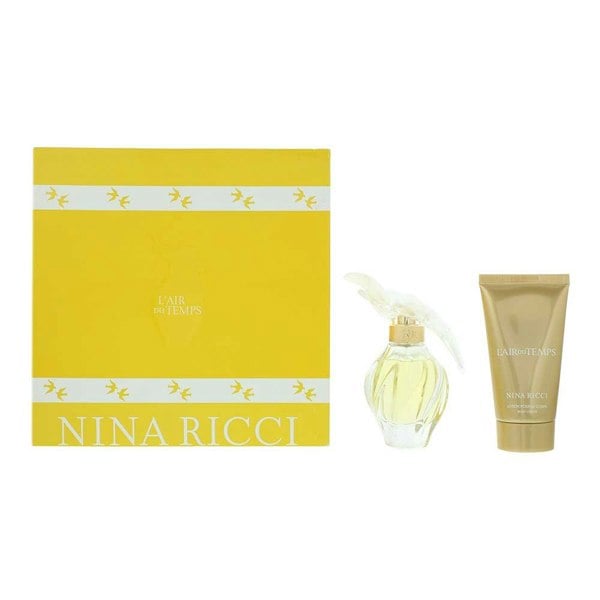 Nina Ricci L'air Du Temps 2 Piece Gift Set: Eau de Toilette 50ml - Body Lotion 75ml