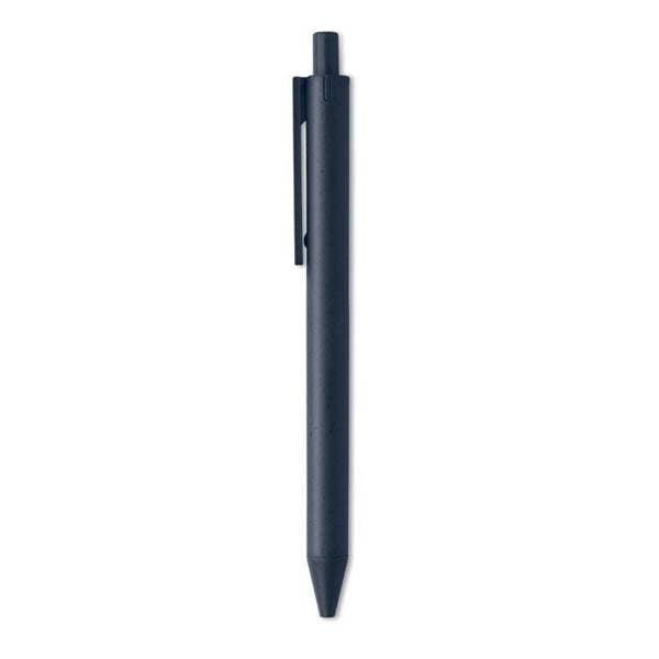 MidOcean Pecas Wheat Straw Ballpoint Pen - French Navy - 