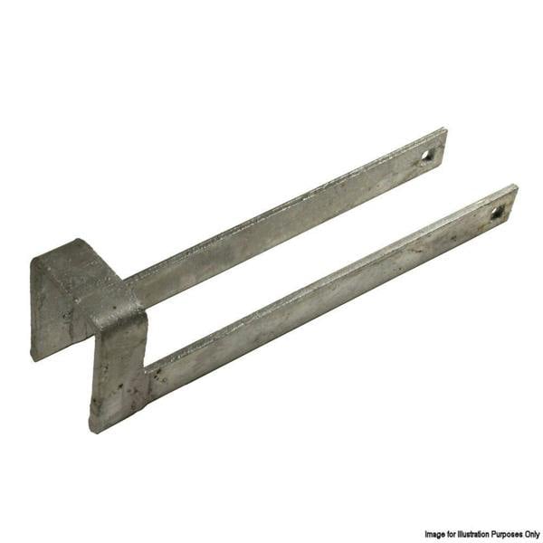 EDH Door Hardware EDH Galvanised Throw Over Gate Loop Latch – 300mm Heavy Duty Narrow Pattern for 2″ Field & Farm Gates