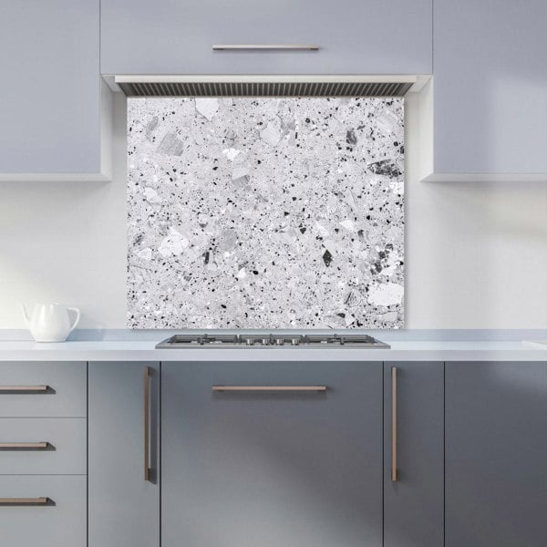 Warren Reed - Designer Silver Grey Quartz Effect Kitchen Splashback