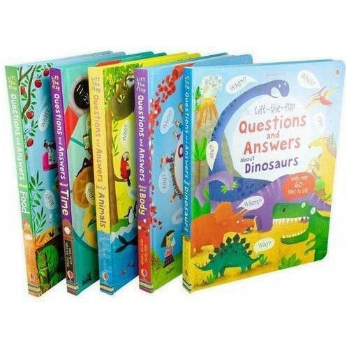 Lift the Flap - Questions And Answers 5 Books Collection Set