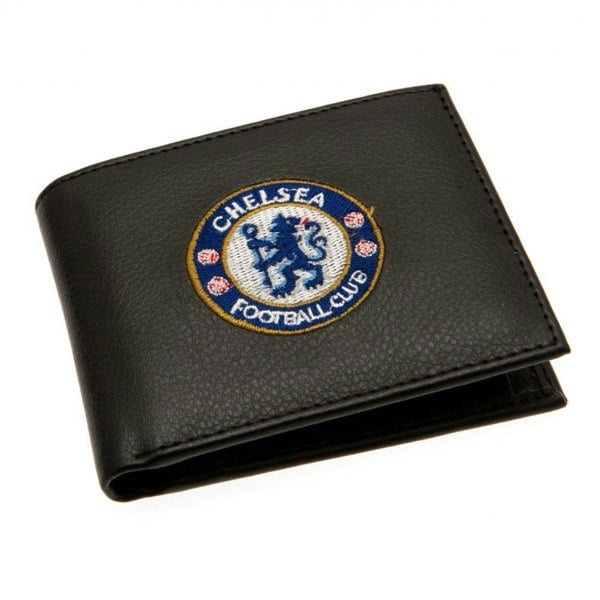 Chelsea FC Embroidered Wallet - Black