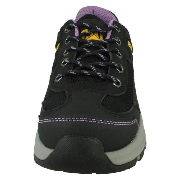 Caterpillar Ladies Caterpillar Black/Lilac Lace Up Safety Shoe - Elmore ST