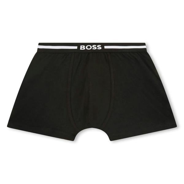 Boss Boys Logo Boxer Shorts - Black - 