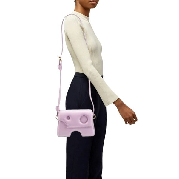 Off-White Burrow Shoulder 22 Lilac Over Shoulder Bag
