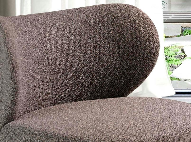 Angel Cerdá Brown Fabric Armchair 5079