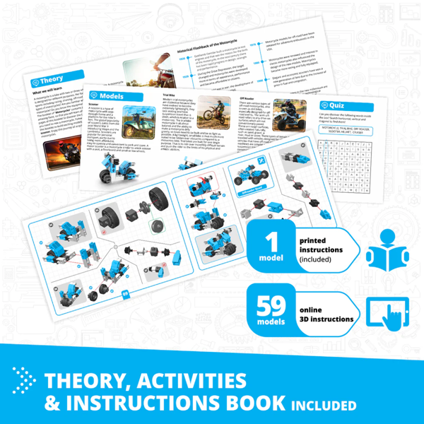 Engino Creative Engineering: 60 in 1 Motorised Maker Master