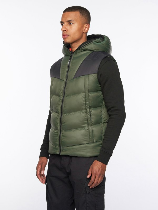 Duck and Cover Raymax Gilet Dark Olive