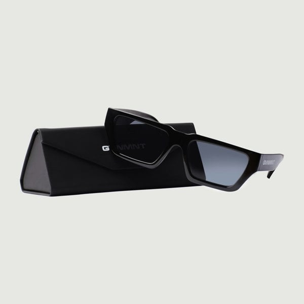 Quad Sunglasses - Black - GVNMNT Clothing Co', European streetwear.