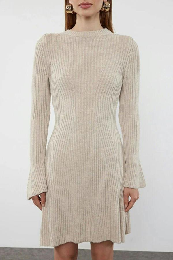 WOVCOR Mini Knit A-Line Dress