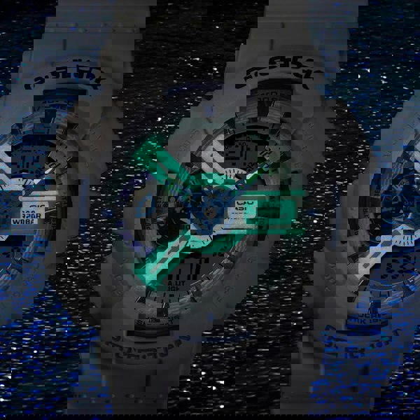 Casio Mens G-Shock Marvel Studios Fantastic Four White Dual Display Watch GA-110HDS-7AER