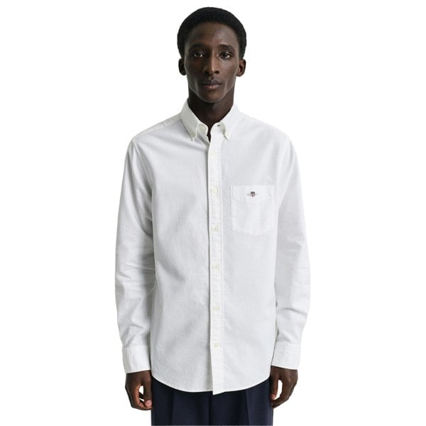 Gant Mens Archive Shield Oxford Regular Shirt - White