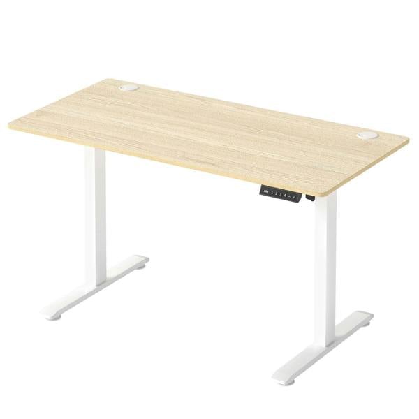 Levede Electric Standing Desk Height Adjustable with Memory Control Natural