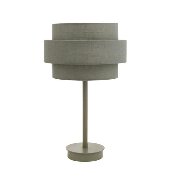 Buxton Grey Table Lamp