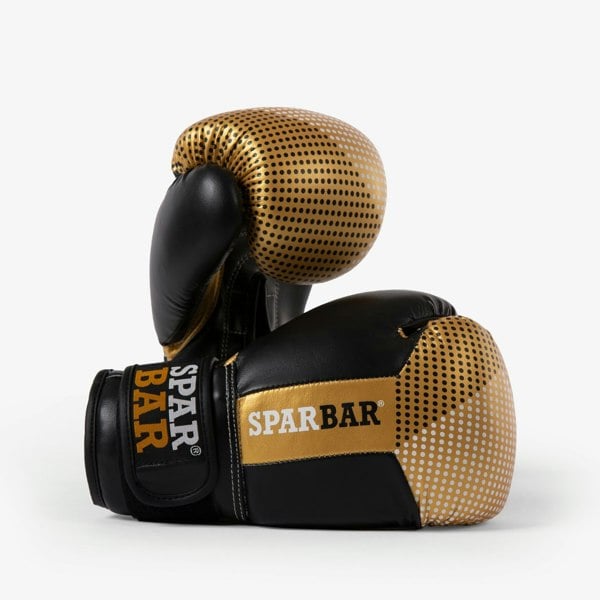 SPARBAR® SB1 KIDS VELCRO BOXING GLOVES - GOLD & BLACK