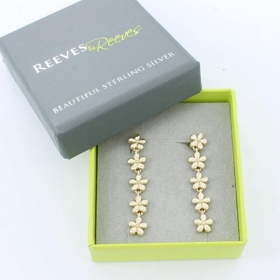 Reeves & Reeves Daisy Chain Drop Earrings