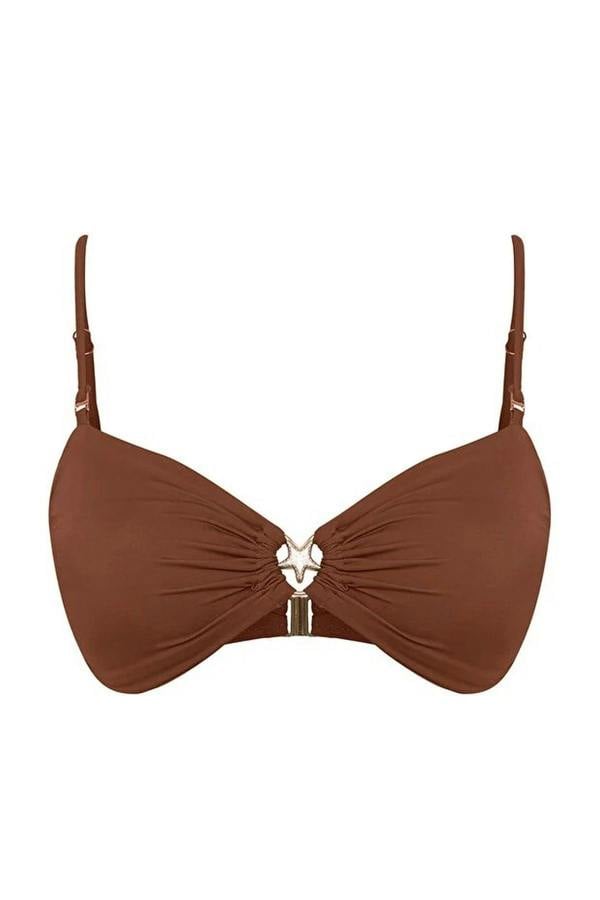 WOVCOR Strapless Covered Bikini Top with Accessories