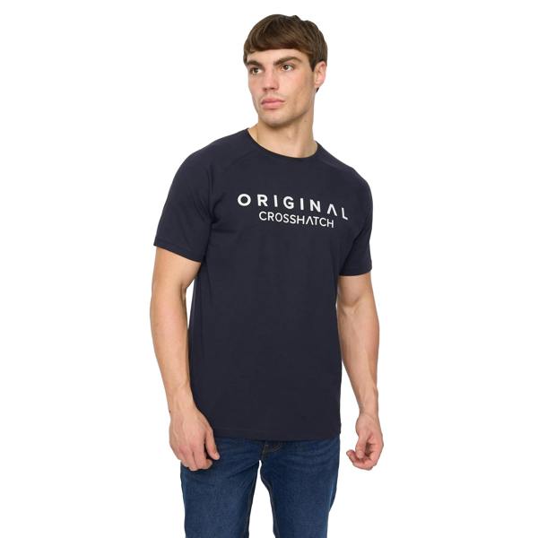 Crosshatch Mens Chantlars T-Shirt - Navy - 