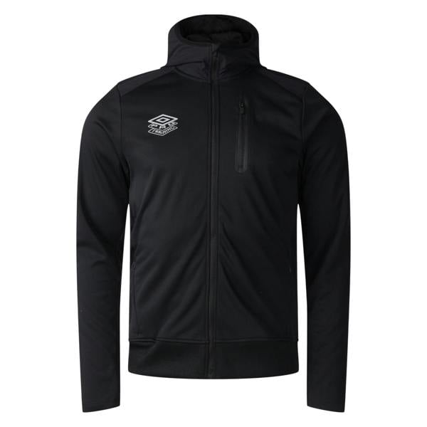 Umbro Mens Pro Training Full Zip Hoodie - Black - 