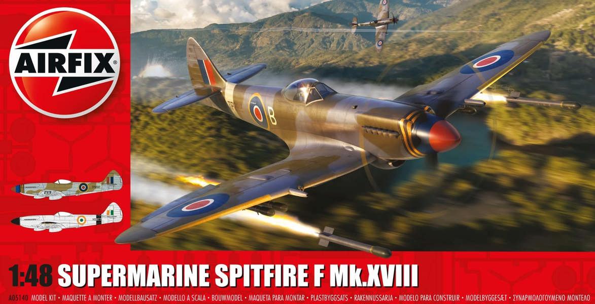 Airfix Supermarine Spitfire F Mk.XVIII (1:48 Scale)