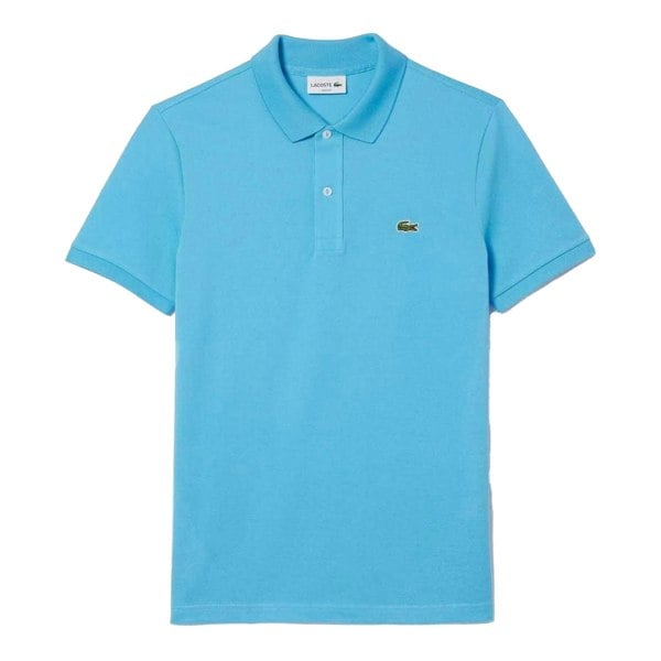 Lacoste Mens Pique Slim Polo Shirt - Blue