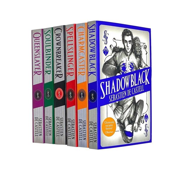 The Spellslinger Series 6 Book Set By Sebastien De Castell - Spellslinger Shadowblack ..