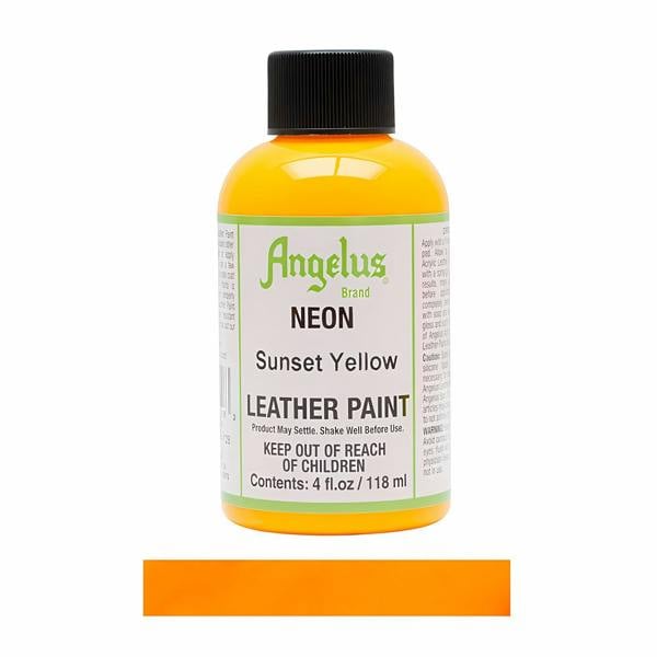 Angelus Neon Leather Paint for Sneaker Customs and Shoes 4oz