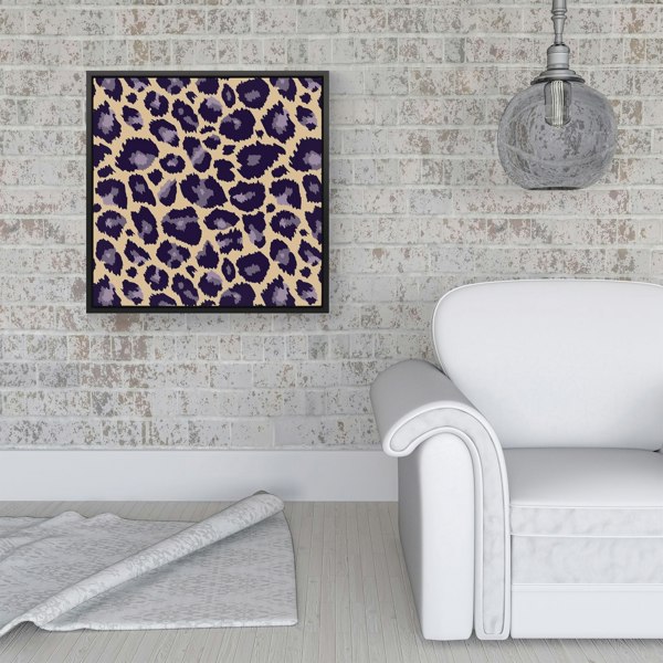 Warren Reed Leopard Print Framed Canvas