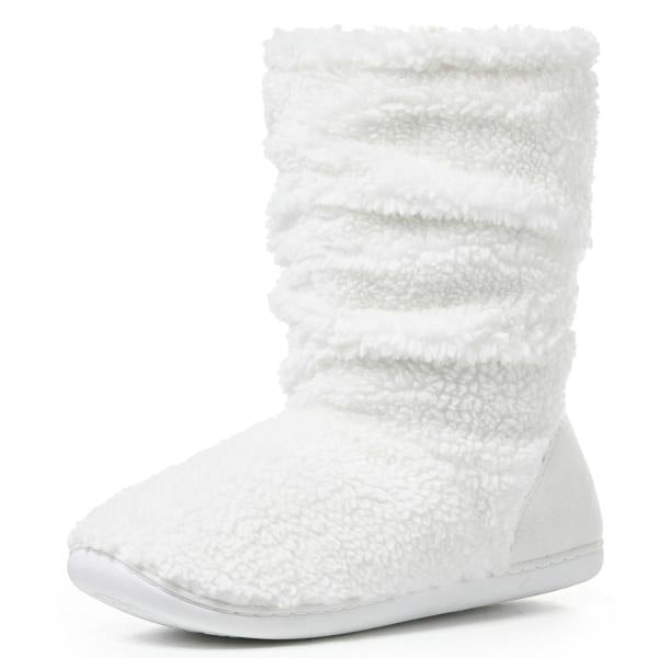 VIVA Polar Mens Slipper Sherpa Boots Memory Foam Slipper Boots