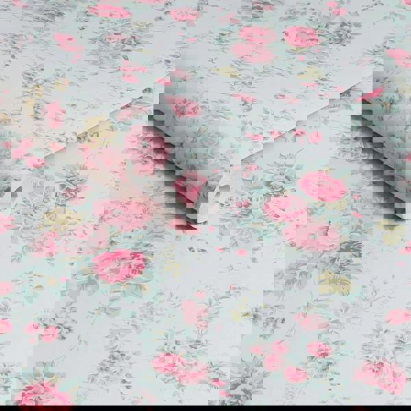 Shabby Chic Rachel Ashwell Wild Flower Wallpaper | Blue