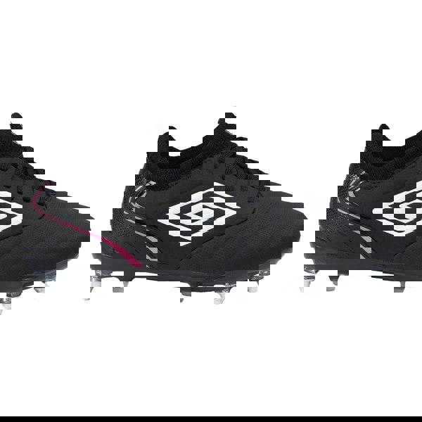 Umbro Mens Tocco V Pro Soft Ground Football Boots - Black/White/Pink Glow