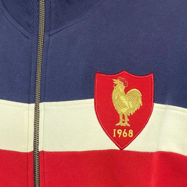 1968-France-Rugby-Sweatshirt-Zipper-Crest