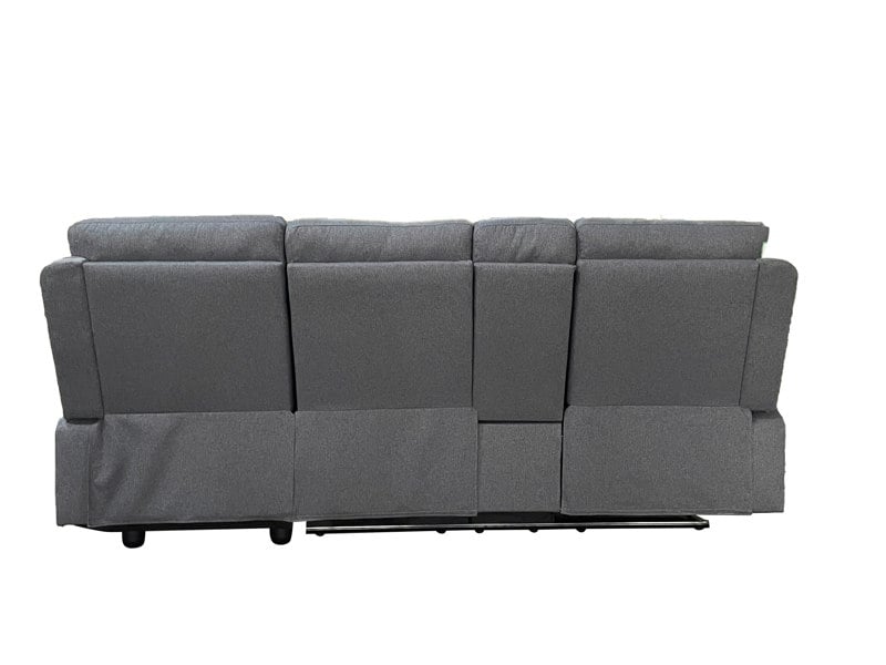 DS Living Sorento Recline Left Hand Corner 3 Seater Fabric Sofa in Grey or Cream