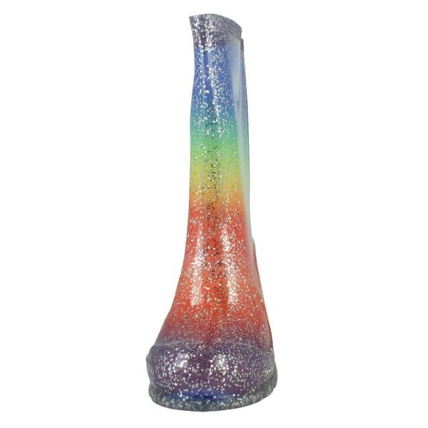 Spot On Girls Spot On Rainbow Glitter Wellingtons