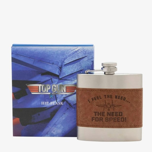T. H. Baker Top Gun Metal Hip Flask 6Oz Accessory PM103