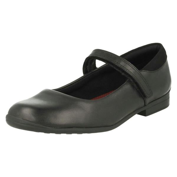 Clarks Girls Clarks Hook & Loop School Shoes Jamie Star