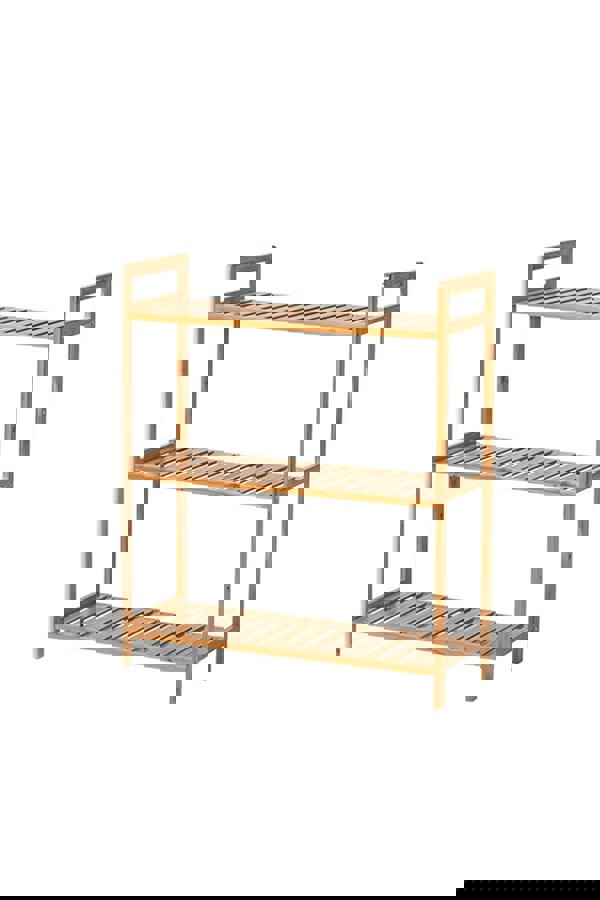 Living and Home 3 Tier Wood Audriel Bookcase