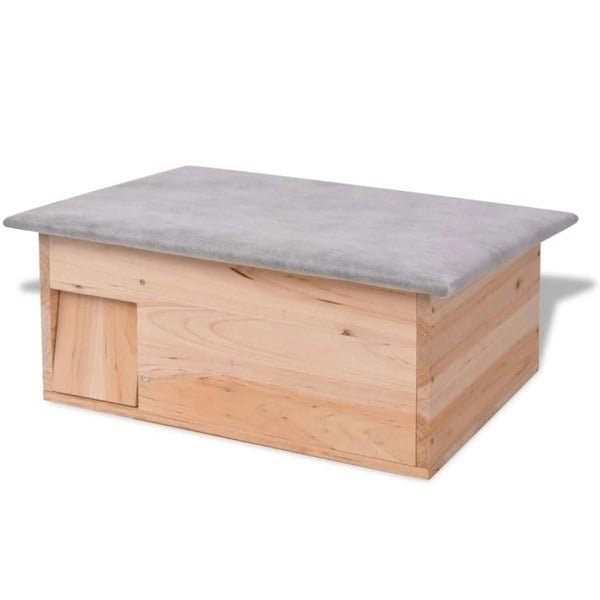 Berkfield Hedgehog House 45x33x22 cm Wood
