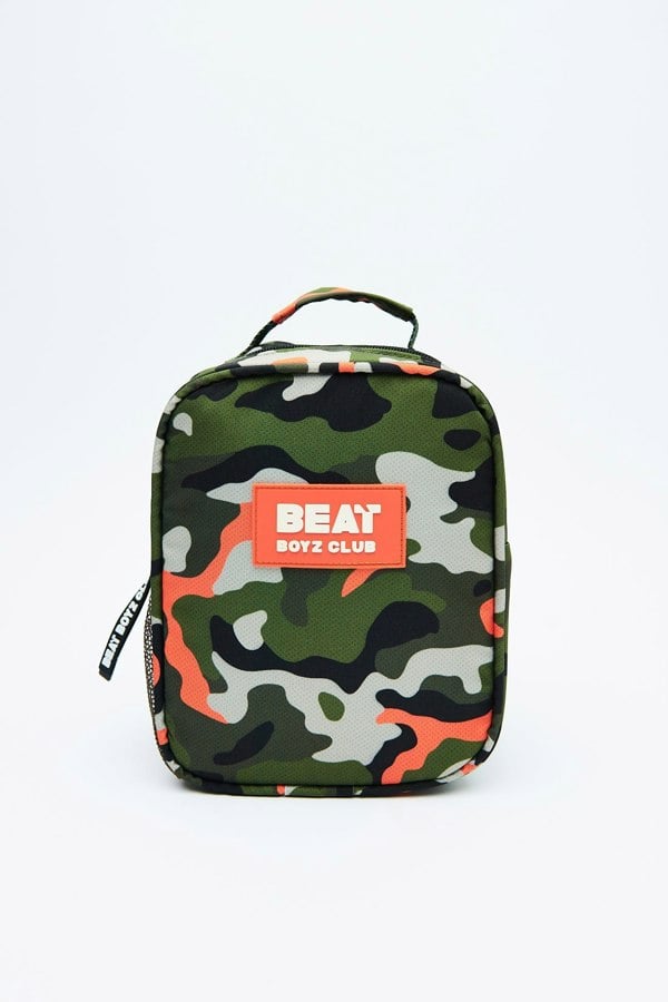 Beat Boyz Club Camo Lunch Bag - Orange Pop