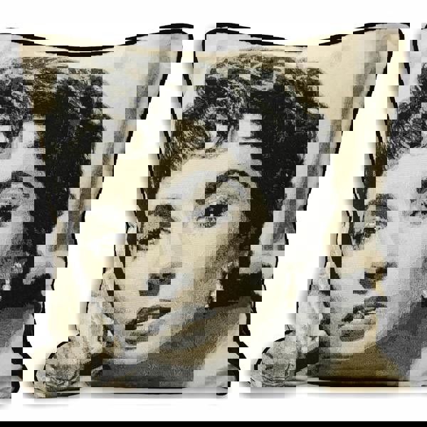 Riva Home Hollywood Elizabeth Taylor Cushion Cover - Black
