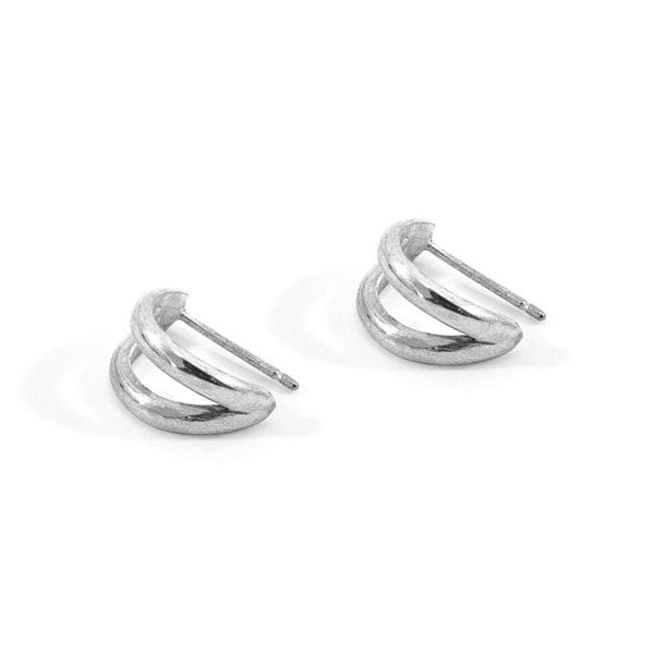 Anchor & Crew Huntington Surf Silver Earring Studs