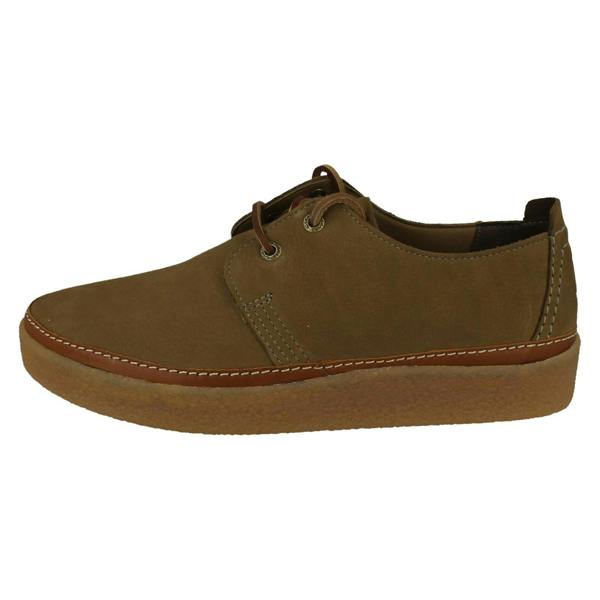 Clarks Mens Clarks Casual Crepe Sole Lace Up Shoes Clarkwood Low