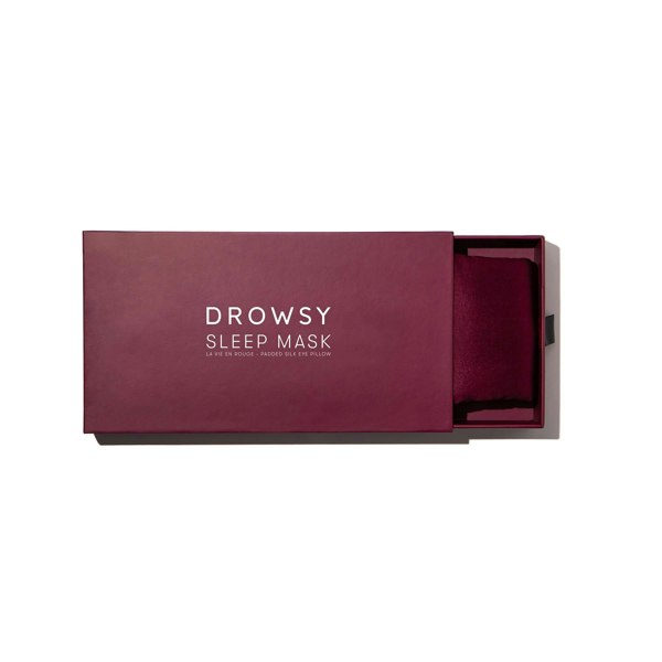 Drowsy Sleep Co Silk Sleep Mask - La Vie En Rouge