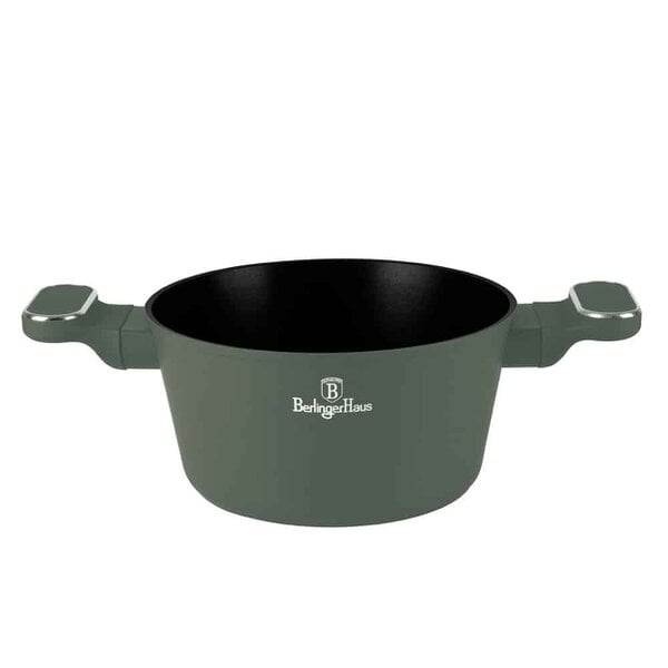 Berlinger Haus Casserole with lid, 28 cm Berlinger Haus BH8202 Matte Green