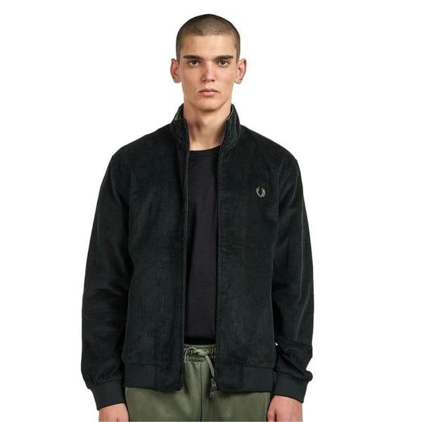 Fred Perry Cord Brentham Night Green Jacket XS