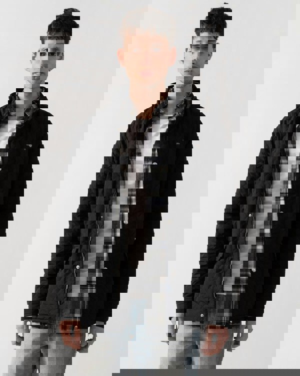 GANT Mens Quilted Windcheater Mid Jacket - 5 Black