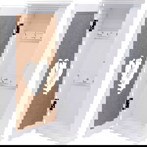 Maison des Cadeaux Hangable ‘KEYS’ Heart Keyhole 6-Key Holder Box